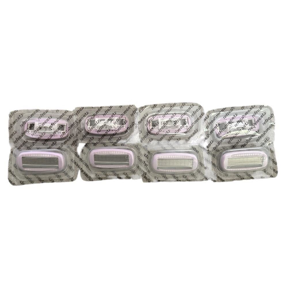New Ipsy Refreshments 5 Blade Razor Catridge Refills Lot of 8 Sealed